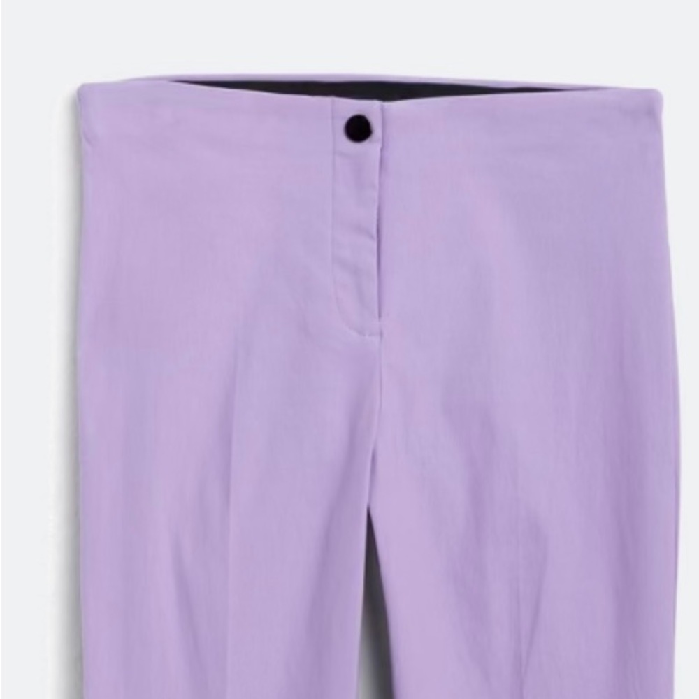 Violet Mid Rise Slim Trouser